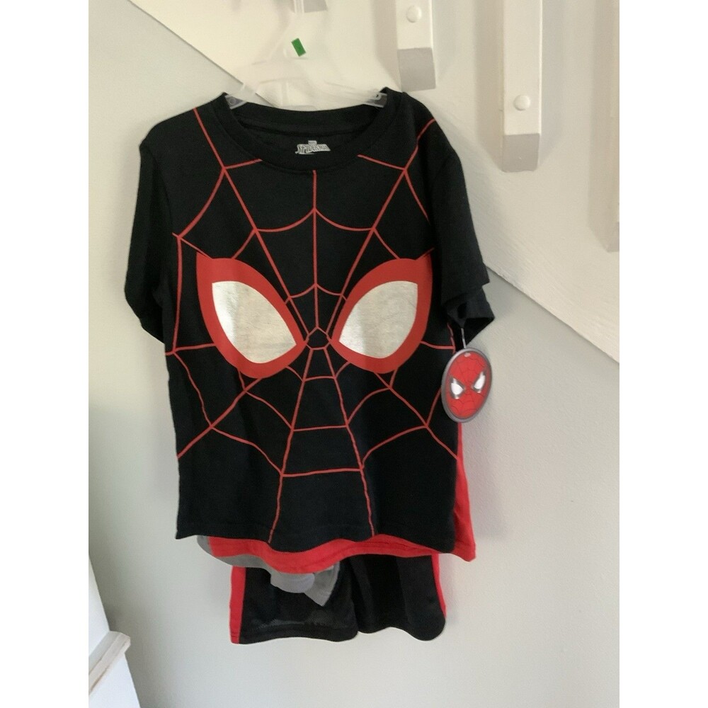 Marvel Spider-Man Boys' 4 Piece Shorts Set Outfit NWT Size 7